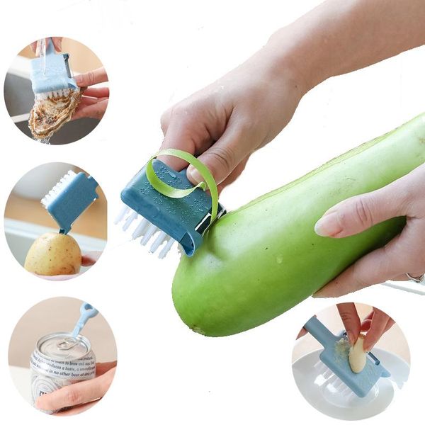 

storage bottles & jars five in one peeler cleaning brush bottle opener grinding garlic sprout digging multifunctional kitchen accessories