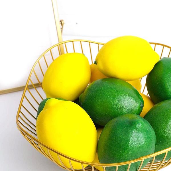 

party decoration artificial fruit plastic fake home festival decorations lemons