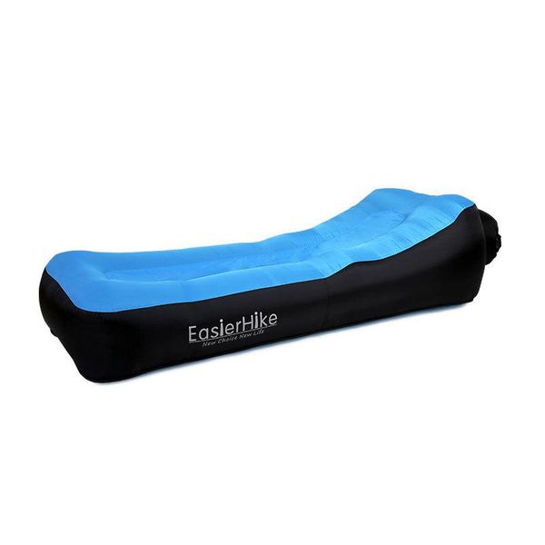 

lazy sofa camping mat double layer thicken portable with pillow inflatable air cushion bed beach outdoor pads