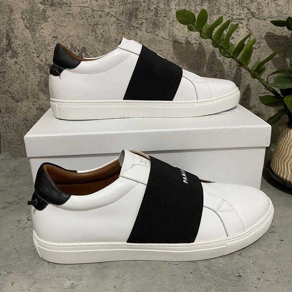 

2022 mens womens casual shoes fashion white leather pelle appartamento dress party dimensione outdoor sneakers eur 35-46, Black