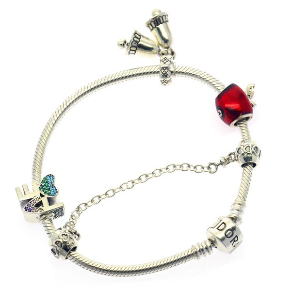 

fashion silver bracelet women's creative diy 925 silver snake bracelet christmas accessories bracelet, Golden;silver