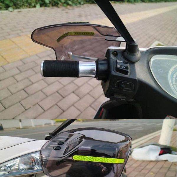 

parts motorcycle hand guards shield deflector handguards with reflective stripe motorbike motocross