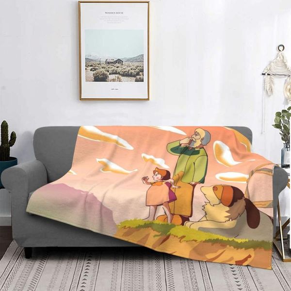 

blankets heidi and grandpa flannel summer breathable warm throw blanket for bed bedroom rug piece