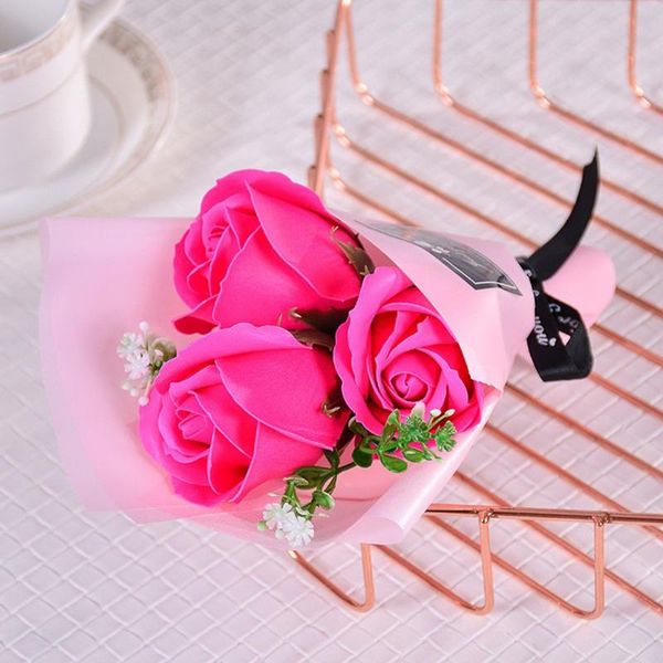 

decorative flowers & wreaths 1 bouquet rose pink silk peony artificial fake for home wedding decoration indoor