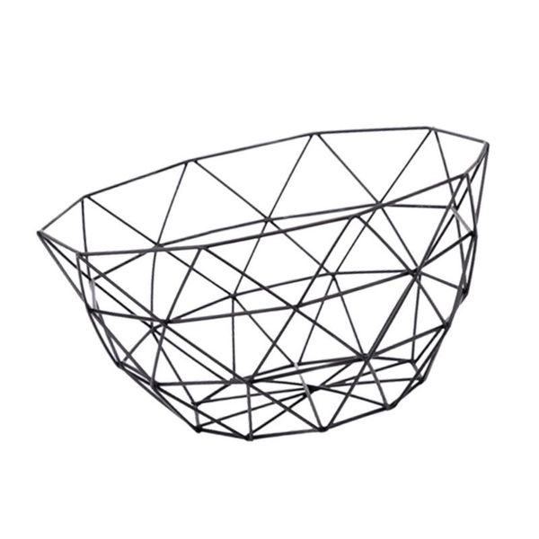 

storage baskets nordic creative iron collection basket fruit modern plate living room household snack bowls(bi