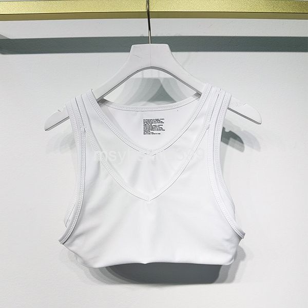 

women's tanks & camis niche design spring and summer slim fit v-neck solid color versatile vest suspender women, White