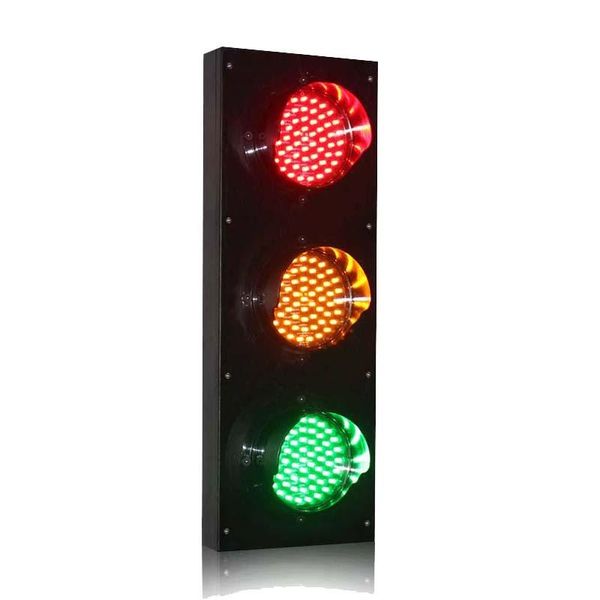 

cold-rolled plate material 125mm red yellow green traffic safty light