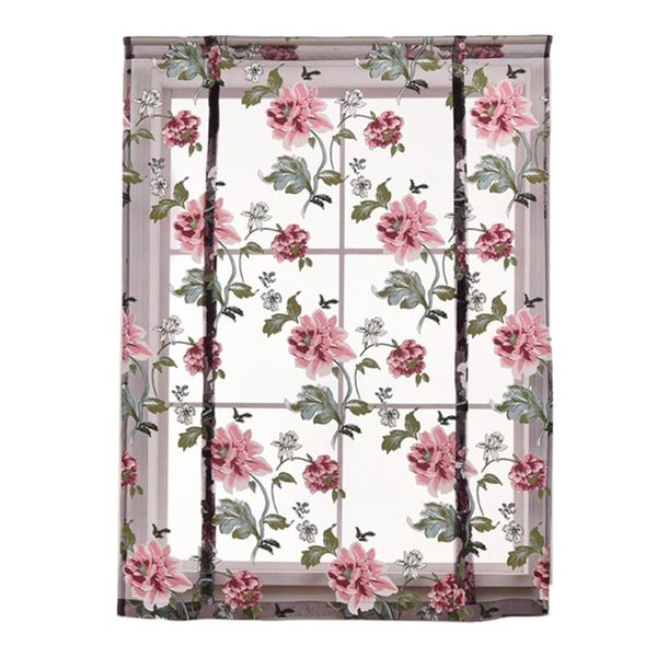 

curtain & drapes tab kitchen balcony window shade roman blinds home decor