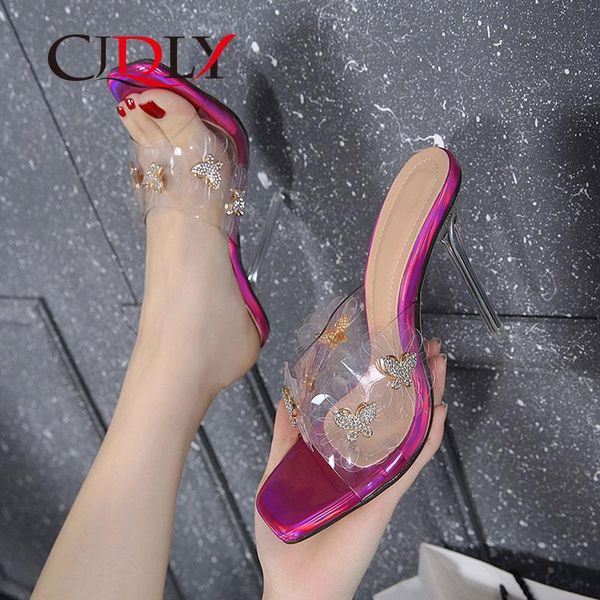 

jelly women sandals flowers heel transparent clear high heels summer pumps shoes size 41, Black