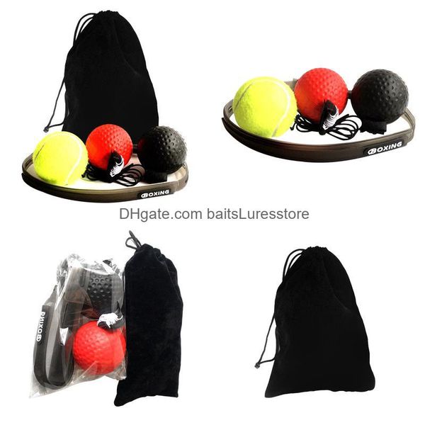 

punching balls reflex speed training baitsluresstore boxing head wear reflection reactive ball strike coordination ability children d jllmow
