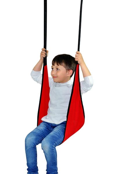 

red nature picnic hammock children swing home garden use hanging bracket activity kids drop model amusement camp furniture