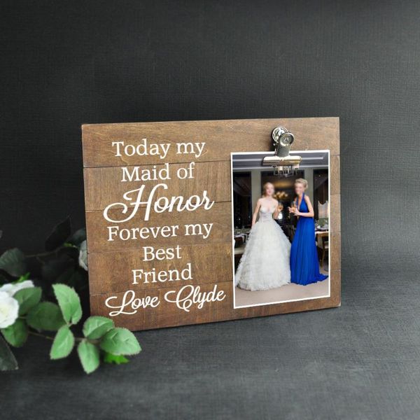 

frames and mouldings personalized bridesmaid picture frame, 6x4 po frame,wedding gift,maid of honor frame,custom wedding frame