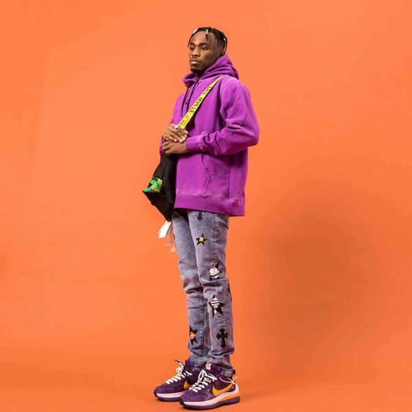 

am high street fashion brand wash water blue cross pasted skin print hip hop punk slim legged jeans men