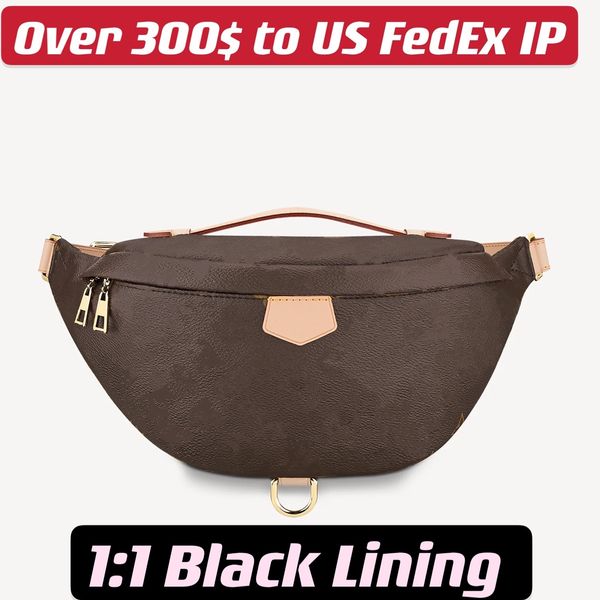 

bumbag sporty style crossbody waist bags women classic coated canvas black lining lady belt bag