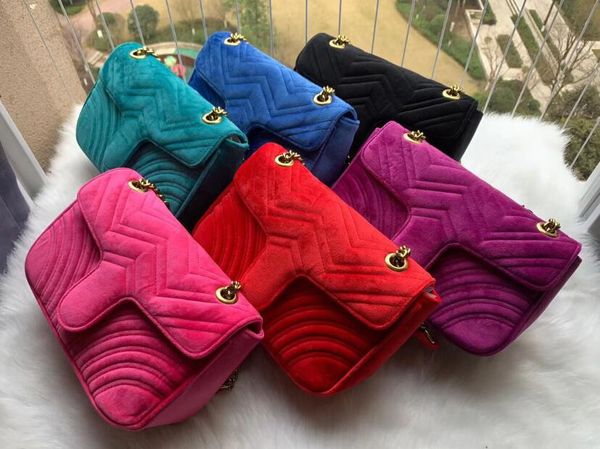 

designers bag women velvet love seal fashion marmont bags leather crossbody handbag purses backpack shoulder totes chain handbags