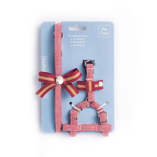 

paiduoji christmas dog collar and leash set with bow tie &cat necklace pet accessaries collars & leashes