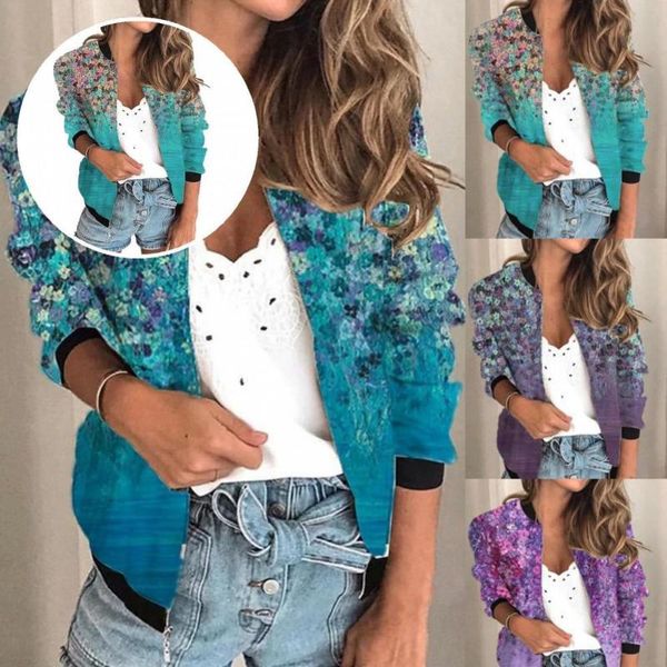 

women's jackets long sleeve charming zipper closure casual jacket for work, Black;brown