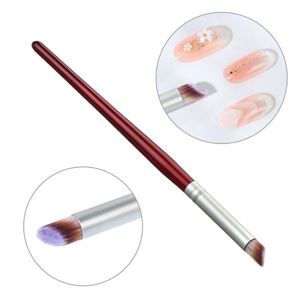 

nail brushes fashion manucure art painting gradient brush ombre for manicure uv gel polish draw paint pen tools, Yellow