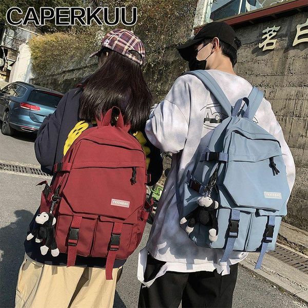 

backpack fashion 2022 lover large capacity waterproof nylon schoolbag college lady lapbackpacks girl travel