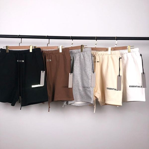 

men's shorts 19ss carl's sweatshorts letter print oversized street fashion cotton fleece pants, White;black