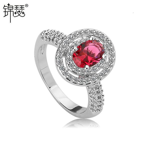 

925 sterling silverboutique zirconium diamond ring danxiu aaa zircon inlaid korean women's hand ornament, Golden;silver