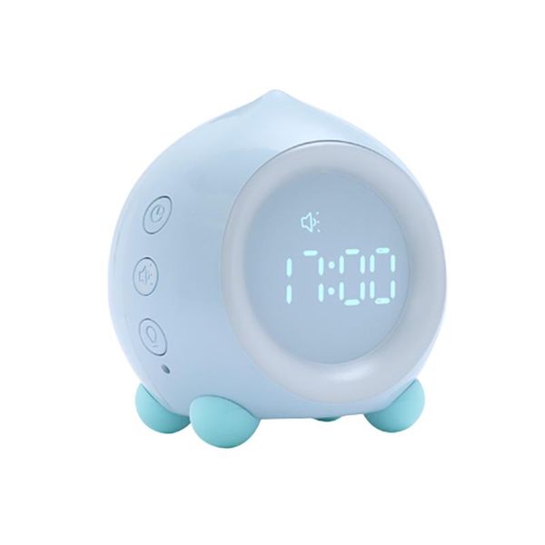 Outros relógios Acessórios Sunrise Smart Bedroom Bedside Sleep Trainer Night Lamp Dormitório Presente Desktop com Wake Up Light Cartoon Home Dec