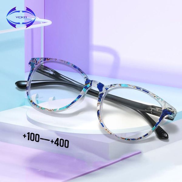 

sunglasses vcka retro multifocal progressive reading glasses anti-blue light far and near double optical presbyopic for women men eyewear, White;black