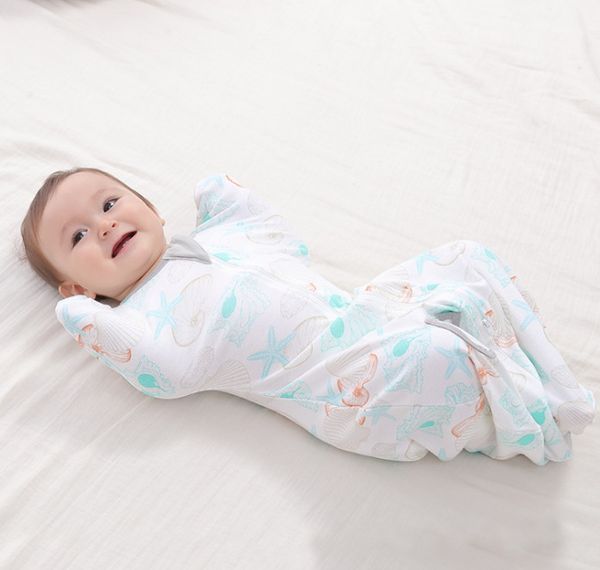 Последнее одеяло 3 размера, Baby Swaddle Speating Bag Противодостойкое одеяло, Чистый хлопковый материал, Поддержка настройки