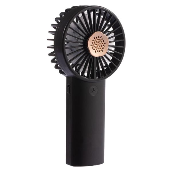 

electric fans portable mini fan, usb rechargeable adjustable wind speed deskhandheld fan charging (black)