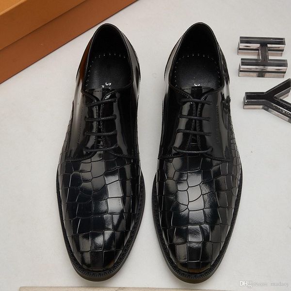 

q1 italy luxury banquet shoes men's dress shoes special suede business leather shoe men loafers classic designer wedding shoess man 11, Black