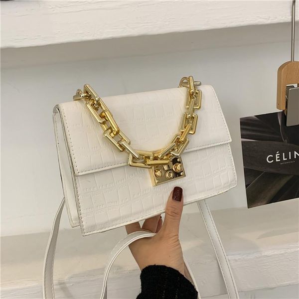 

evening bags ladies bag pu leather fashion shoulder classic crocodile pattern messenger design handbag