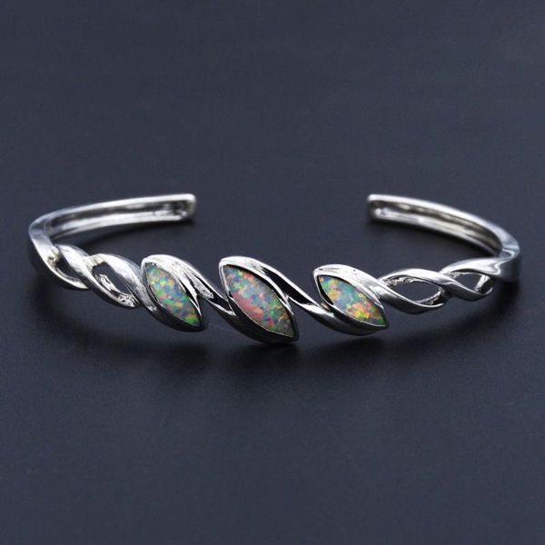 

charm bracelets jzb0211 2021 design fire opal horse eye bracelet, Golden;silver