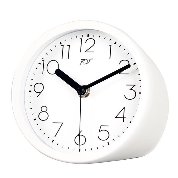 

desk & table clocks cute mini small clock round metal pink kitchen retro vintage deskreloj de mesa home decoration ea60zz