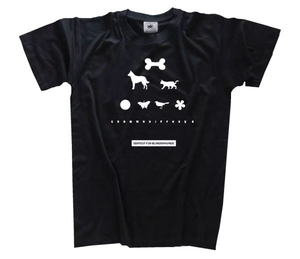 

test for dogs for the blind eye test dog dogs dogs holder t-shirt s-3xl, White;black