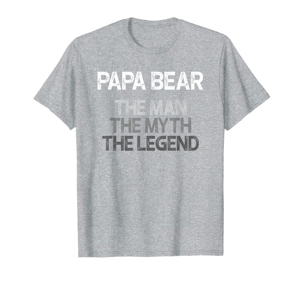 

Mens Papa Bear Shirt Gift: The Man The Myth The Legend T-Shirt, Mainly pictures