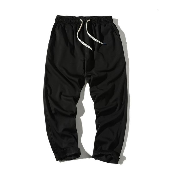 

men's pants casual harem streetwear solid color jogger jogging male loose fashion elasticated waist sweatpants trousers wd46, Black