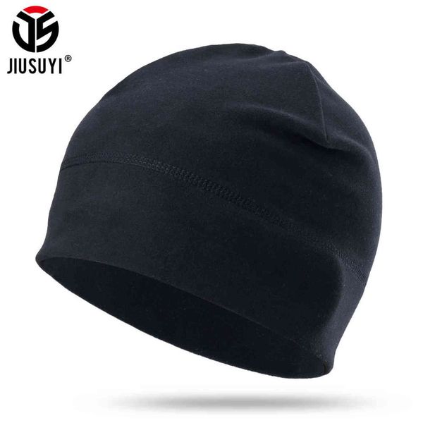 

winter thermal beanies hats cold weather warmer slouchy skullies tactical caps stretch fashion ski snowboard headwear men women y21111, Blue;gray