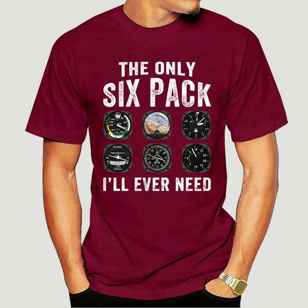 

pilots six pack airplane instruments t shirts for men leisure shirt spring autumn euro size s men's tee 1483x t-shirts, White;black