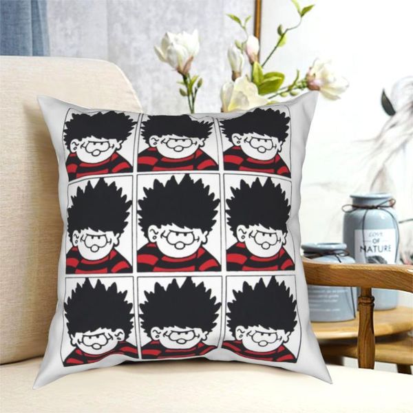 

cushion/decorative pillow classic dennis the menace retro vintage pillowcase printing polyester cushion cover gift case car square 40x40cm