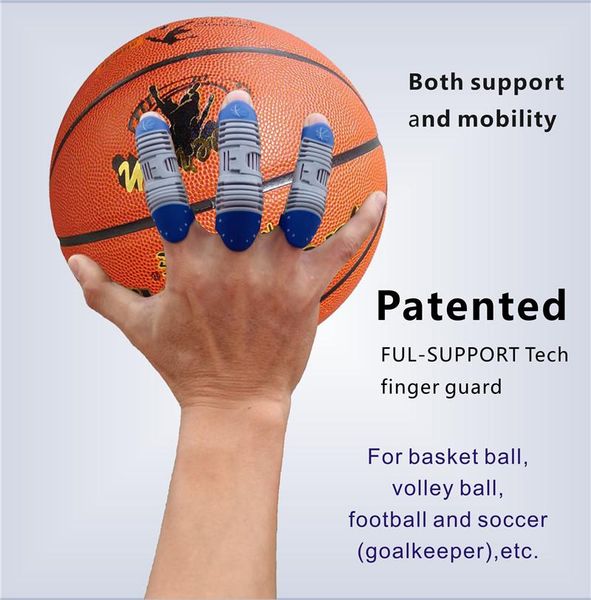 

wrist support soezmm ful-support tech finger guard for volleyball basketball sm-201, Black;red