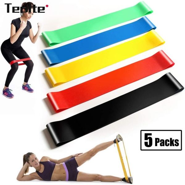 

resistance bands yoga rally band fitness elastic ring natural latex five piece set