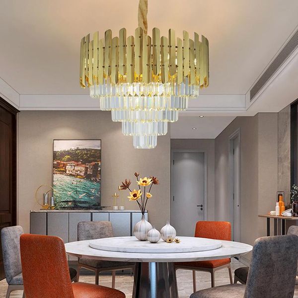 

pendant lamps nordic luxury bedroom crystal lamp living room ceiling chandelier restaurant el lobby