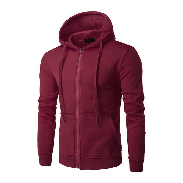 

brand autumn and winter style men's hoodies sweatshirts zipper cardigan for male coat hoodie sweatshirt kg-70, Black