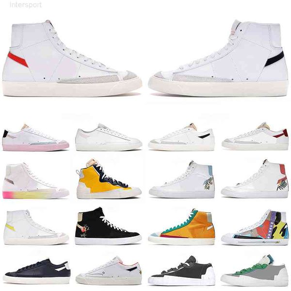 

blazer mid 77 vintage low men women running shoes black white multi color pink foam pacific blue kumquat stranger things mens trainers