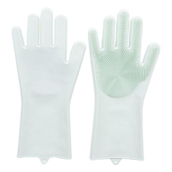 

double washing gloves household long style waterproof silicone thick work handschoenen home merchandises bl50st disposable