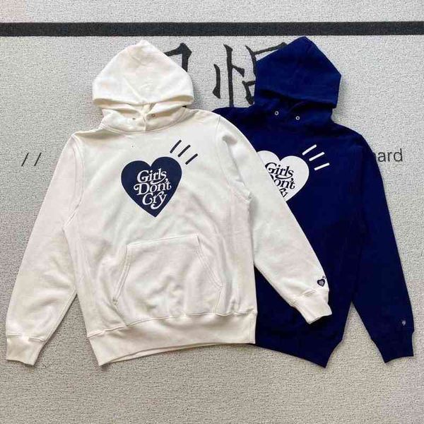 

correct version of human made girls don't cry men's and women's plush hoodie isetan couple loose, Black