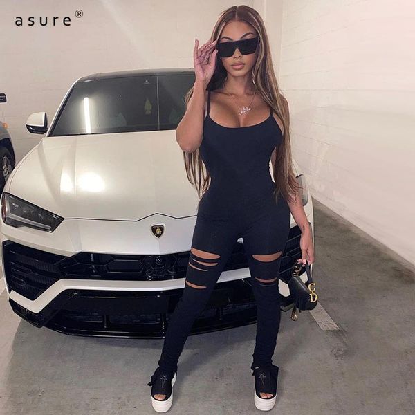 

jumpsuit women elegance garment body female overalls club outfits femme catsuit one piece tracksuit baddie clothes m20953j women's jump, Black;white