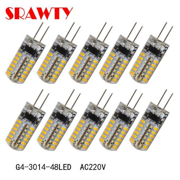 

bulbs g4 2.5w 200lm led warm white/white light (ac220v / 10pcs)