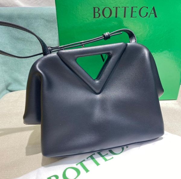 

classic mini triangle handbag point crossbody bags tote women designer handbags purse effini 2021 fashion cloud lady soft genuine leather sh