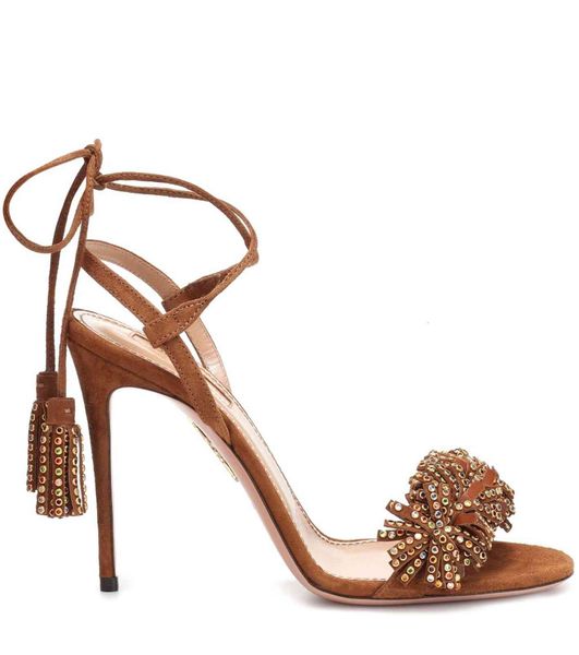 

dress shoes high-heeled sandals with fringe, brown leather sandals, fosca color, diamond, flower, model, summer, , n765, Black